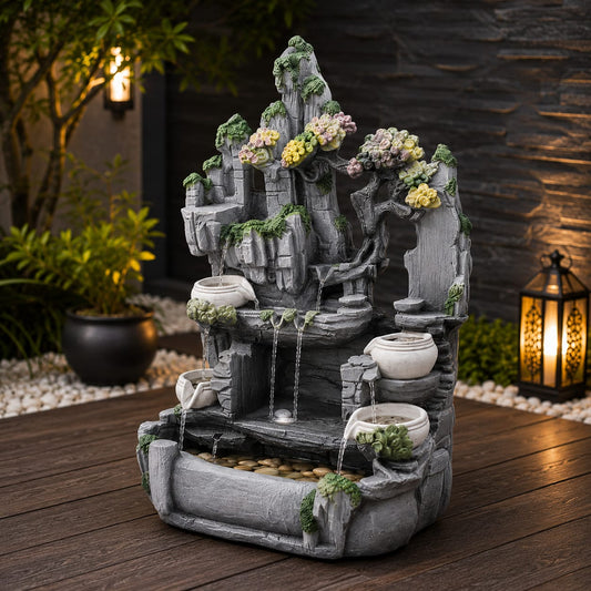 Multi-Tier Rustic Fountain