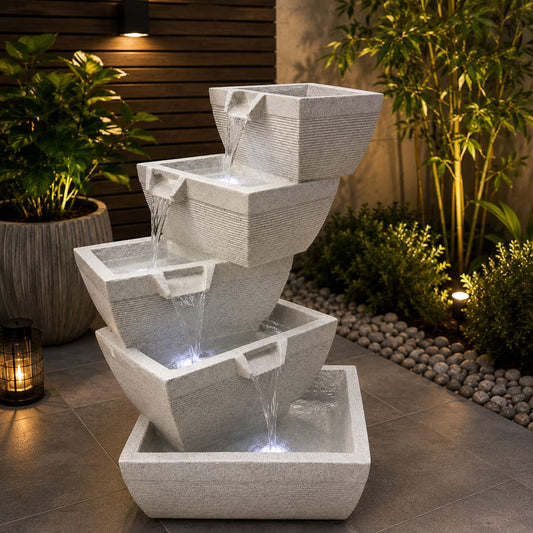 Modern Cascading Fountain