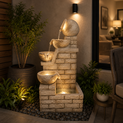 Decorative Water Fountain For Outdoors Gardening