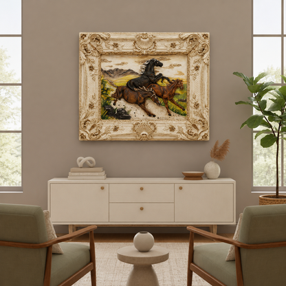 The Galloping Trio Frame