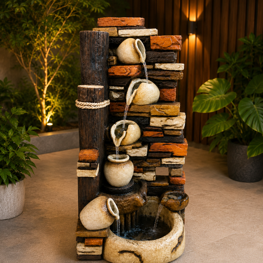 Cascading Ceramic Water Fountain