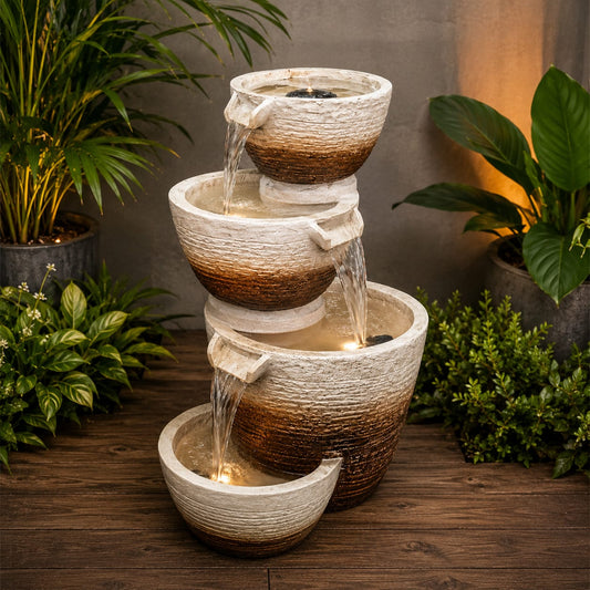 Elegant 4-Tier Cascading Fountain