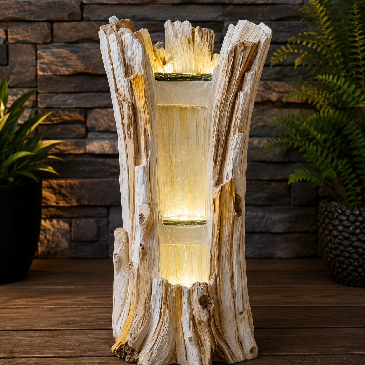 Driftwood Waterfall Fountain