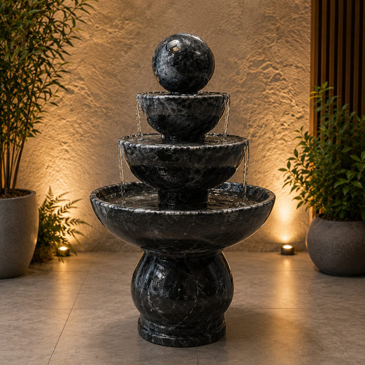 Black Stone Fountain