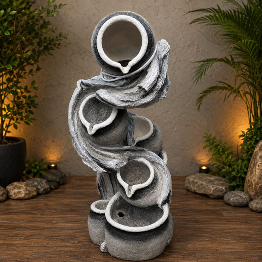 Artistic Cascading Pot Fountain
