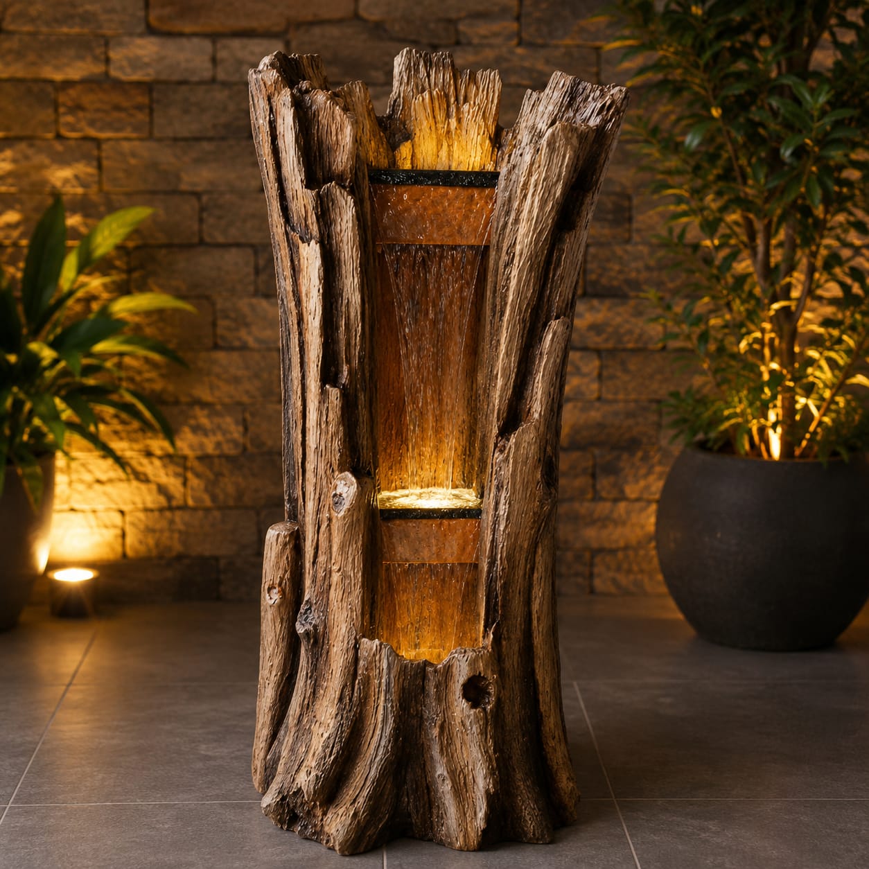 Driftwood Waterfall Fountain