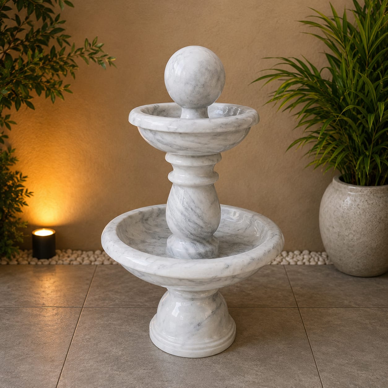 Elegant Marble  Fountain