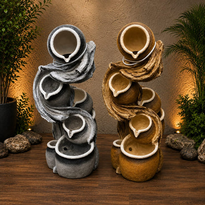 Artistic Cascading Pot Fountain