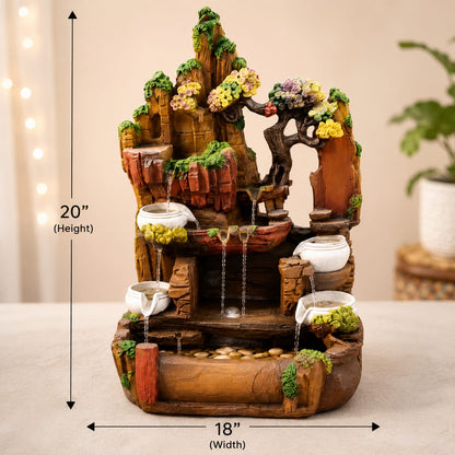 Multi-Tier Rustic Fountain