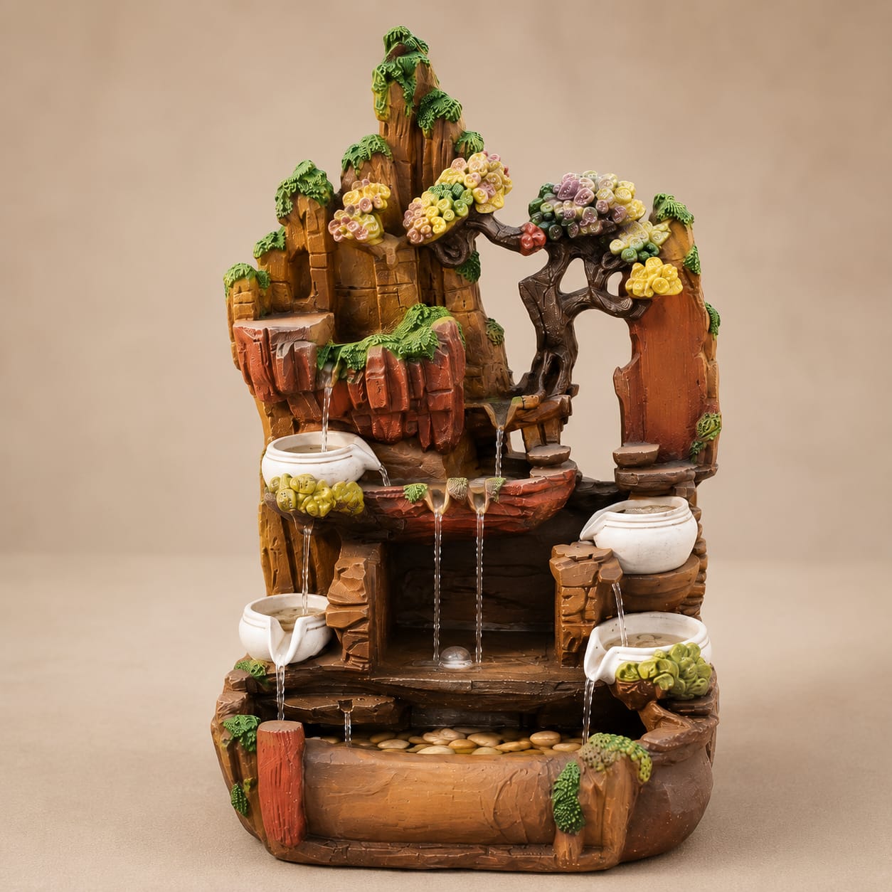 Multi-Tier Rustic Fountain