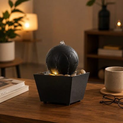 Obsidian Sphere Fountain