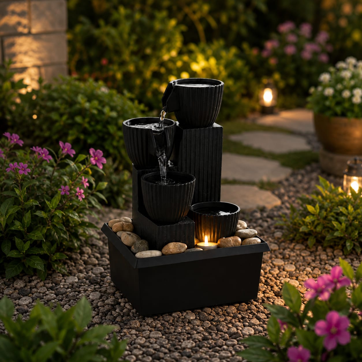 Trio Flow Fountain
