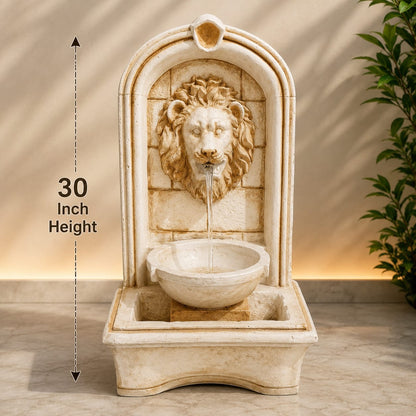 Royal Lion Tabletop Water Fountain