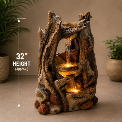 Enchanted Woodland Cascade Fountain