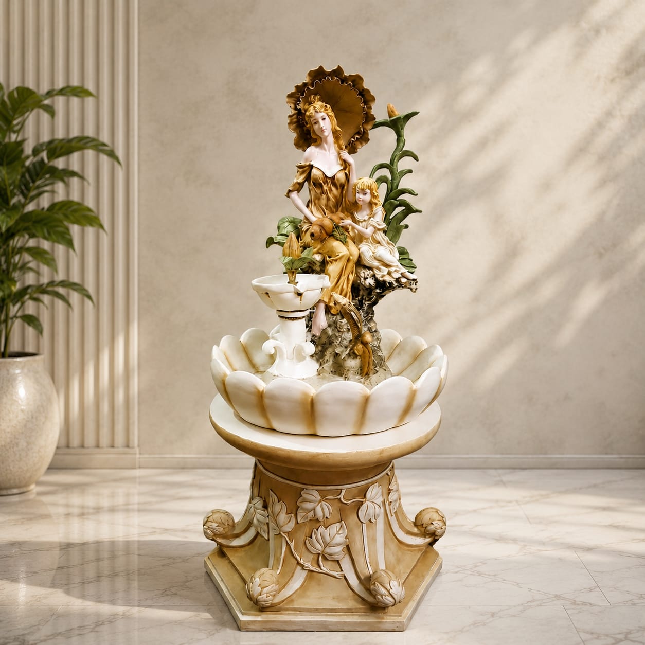 Cottage Girl Fountain