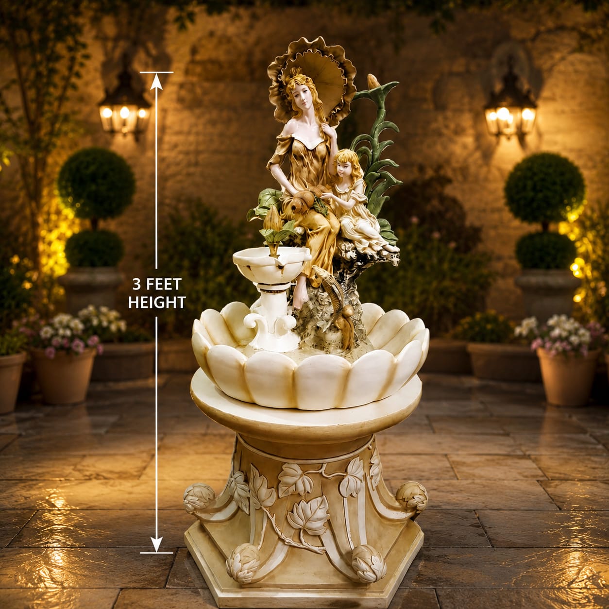 Cottage Girl Fountain