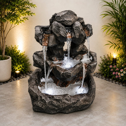 Rock waterfall