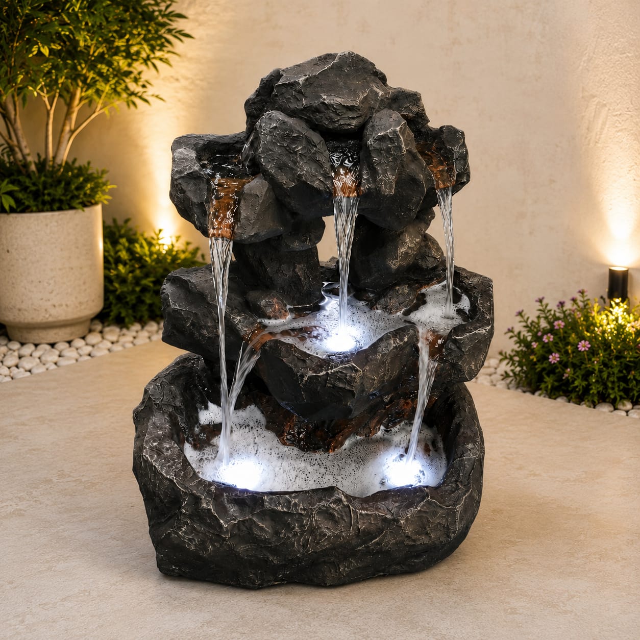 Rock waterfall