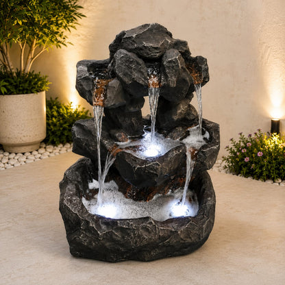 Rock waterfall