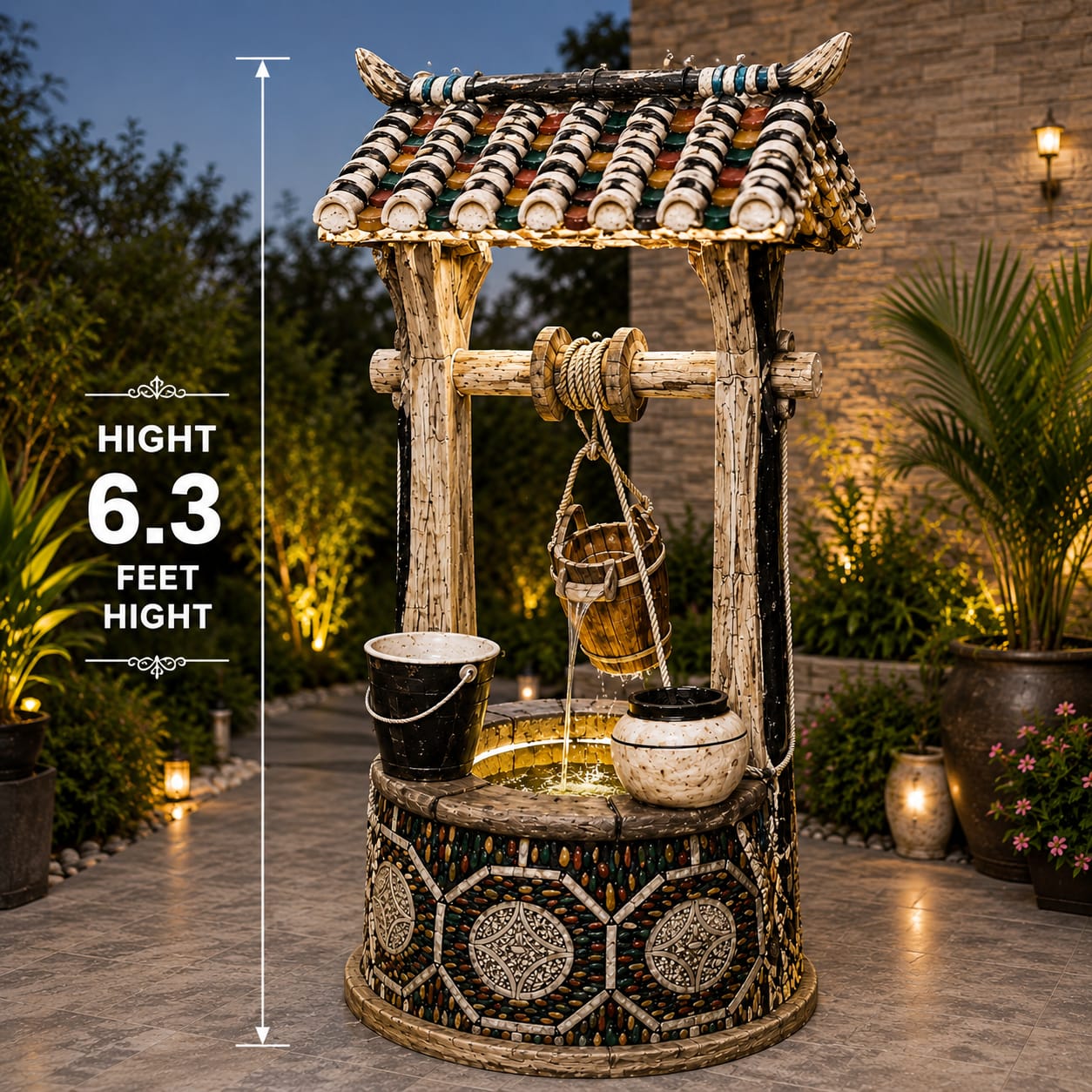 Decorative Outdoor Waterfall
