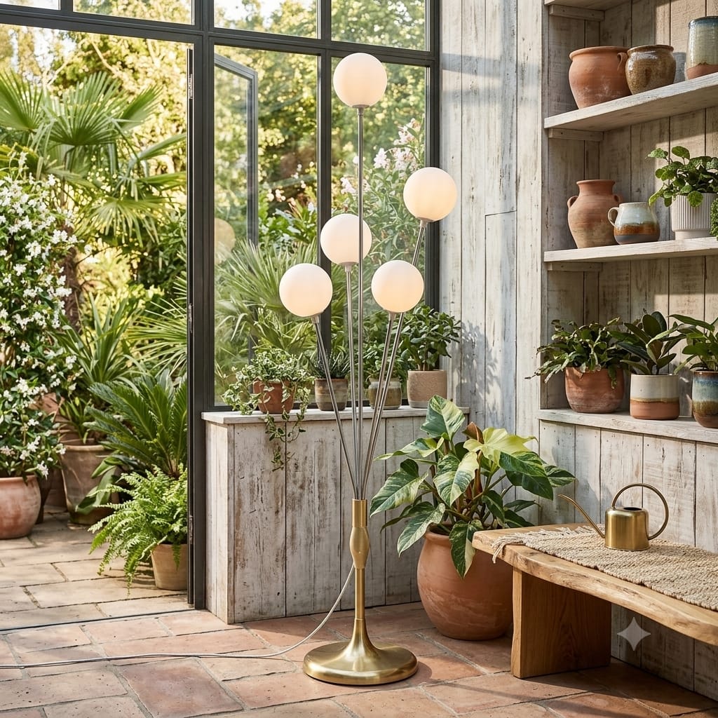 Globe LED Standing Lamp