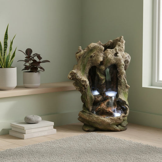 Knotty Log Fountain
